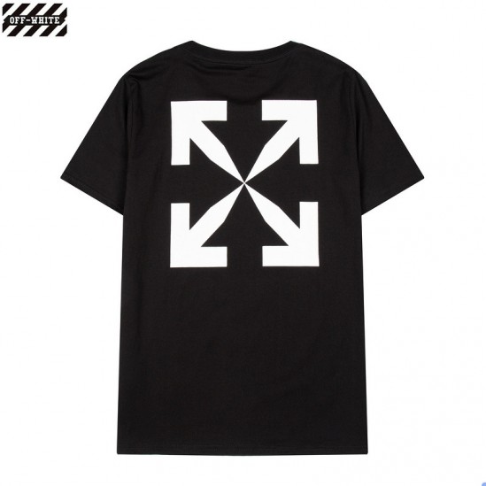 A generation of 2021 new OFF ~ WHITE short-sleeved Mona Lisa front yard? OFF arrow T-shirt men and women cotton
