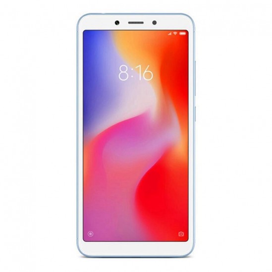 Xiaomi Redmi 6 Smartphone 64GB 18:9 Screen AI Face Unlock Global Version - Azul
